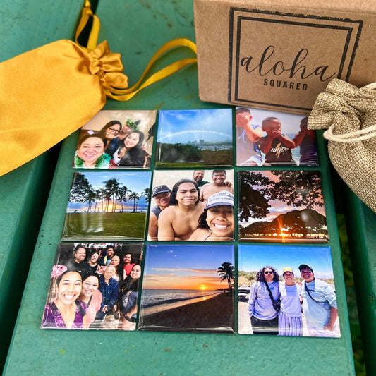 Our First Product: Custom Button Photo Magnets