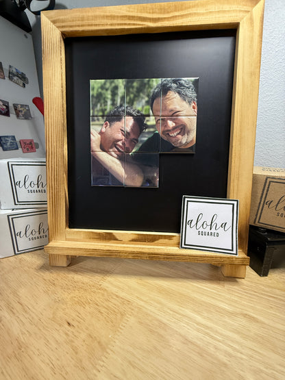2x2 Custom Button Photo Puzzle Set