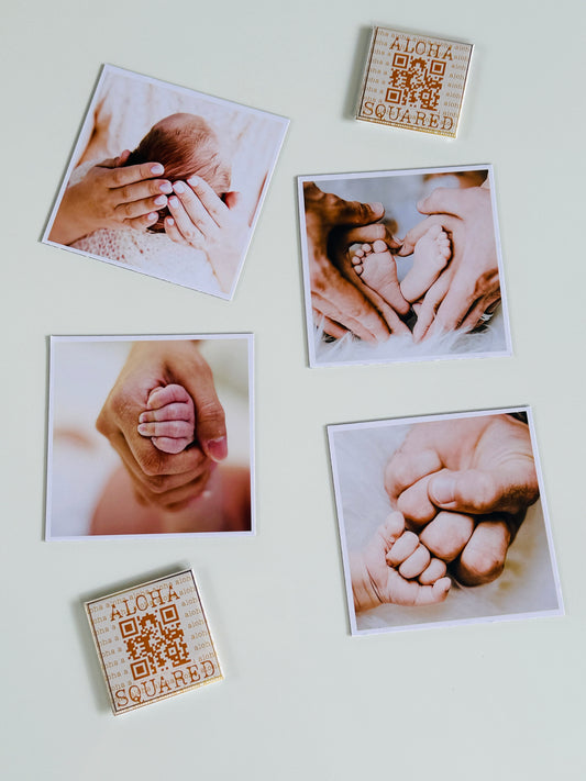 Square 3.75" x 3.75" Custom Vinyl Photo Magnet