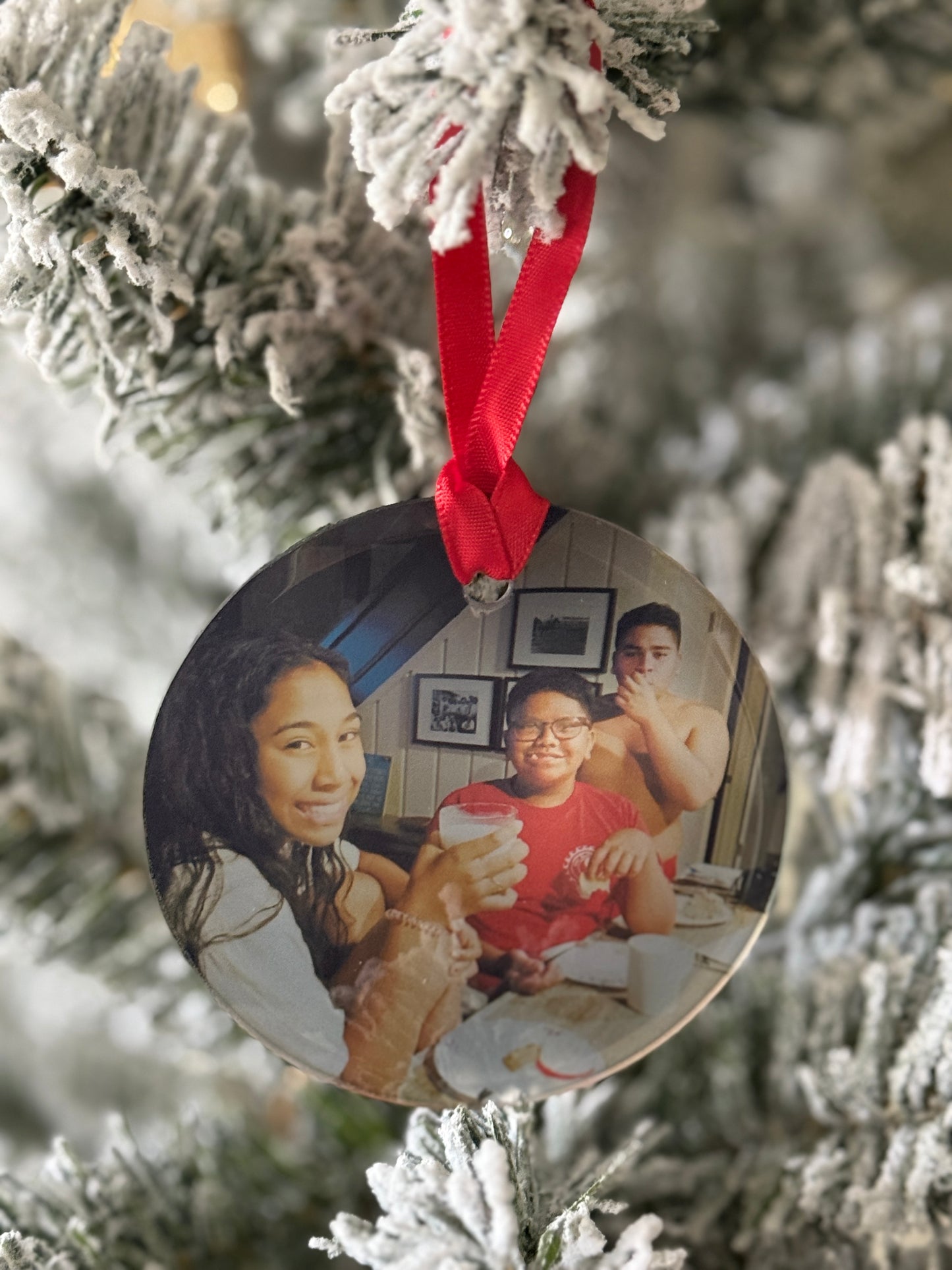 Custom Photo Ornaments - 3" Round
